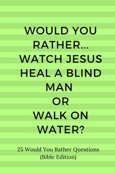 would you rather questions